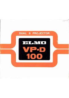 Elmo VP-D 100 manual. Camera Instructions.